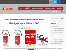 Tablet Screenshot of bonpet.cz